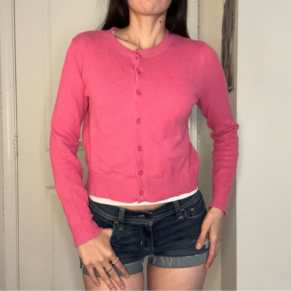 Old Navy Pink Women's Cardigan with buttons